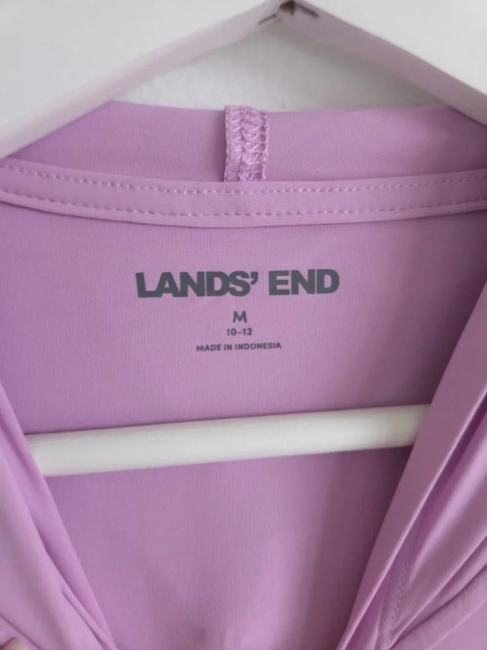 Lands' End SunShade UPF 50 Hooded Zip Front Rash Guard - Picture 4 of 9